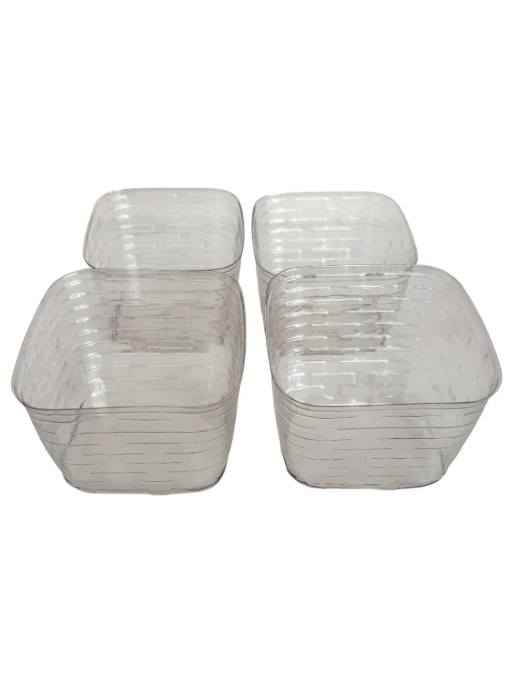 4 Longaberger Plastic Basket Protector Small Desktop Fathers Day Diskette #42773